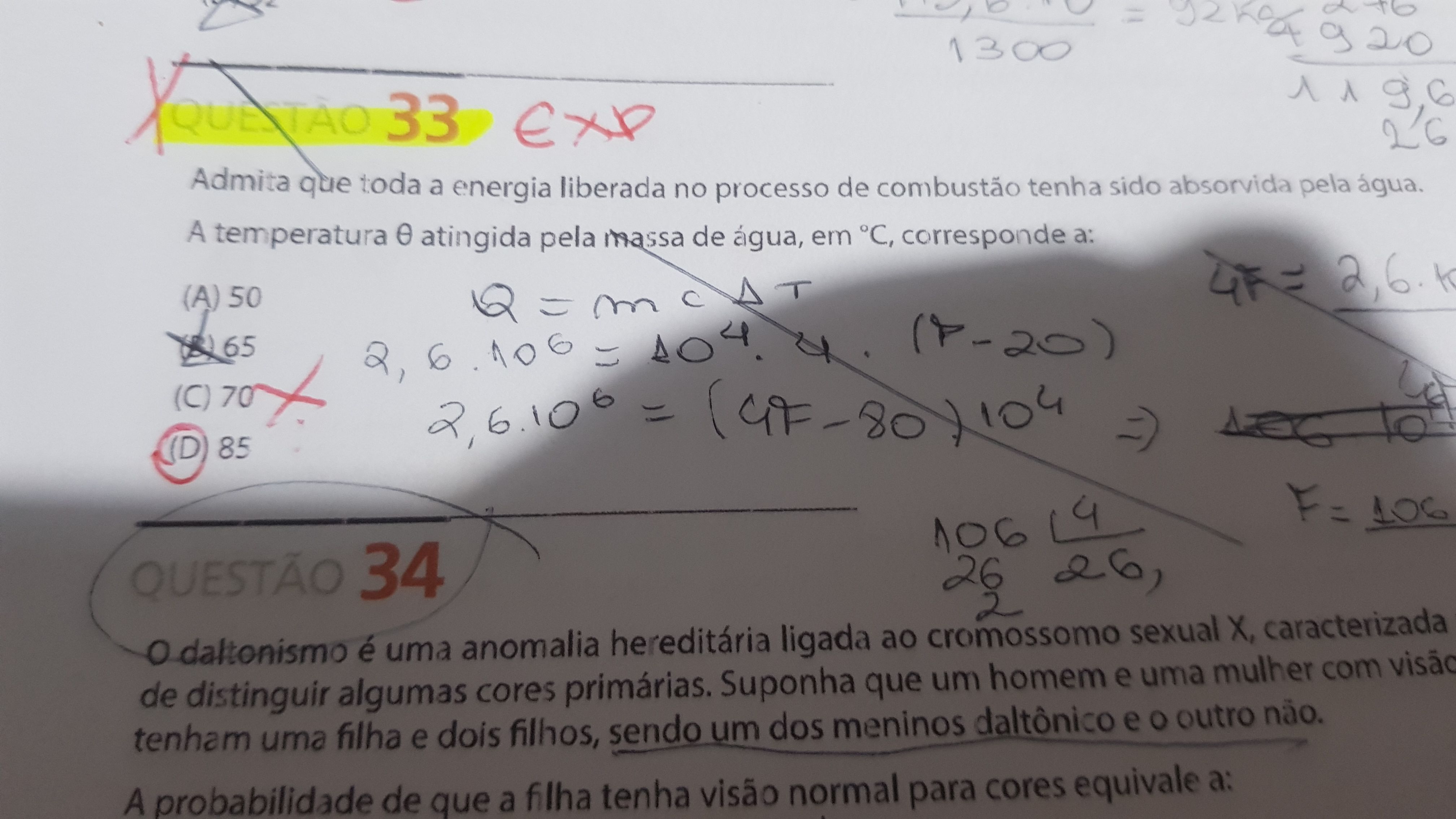 não seu fazer essa o gabarito é letra d Explicaê