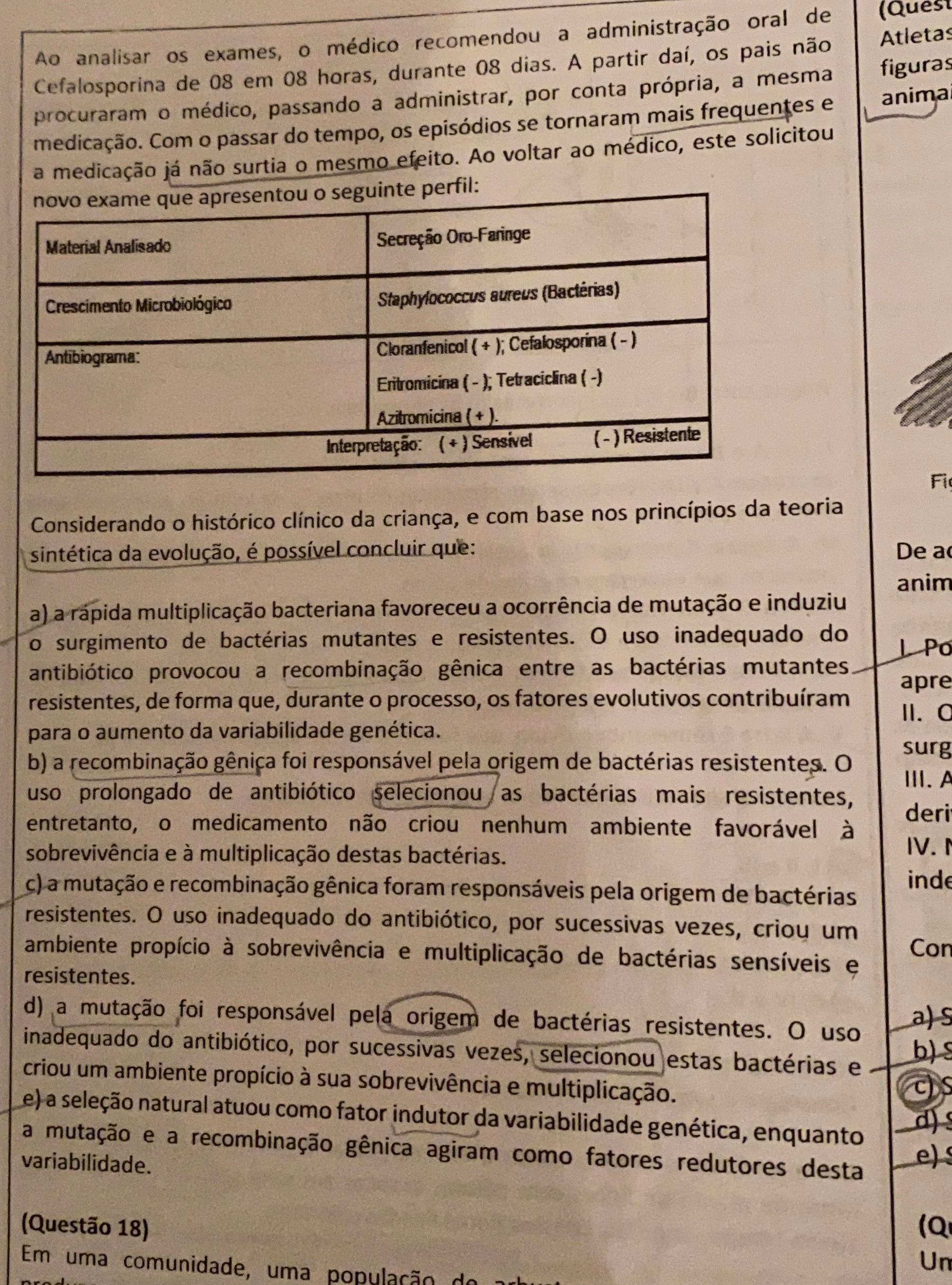 Gostaria De Saber O Gabarito Dessa Quest O E A Explica O F Explica