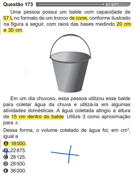 Boa Tarde Poderia Me Explicar Como Foi Calculado O Volume E Explica