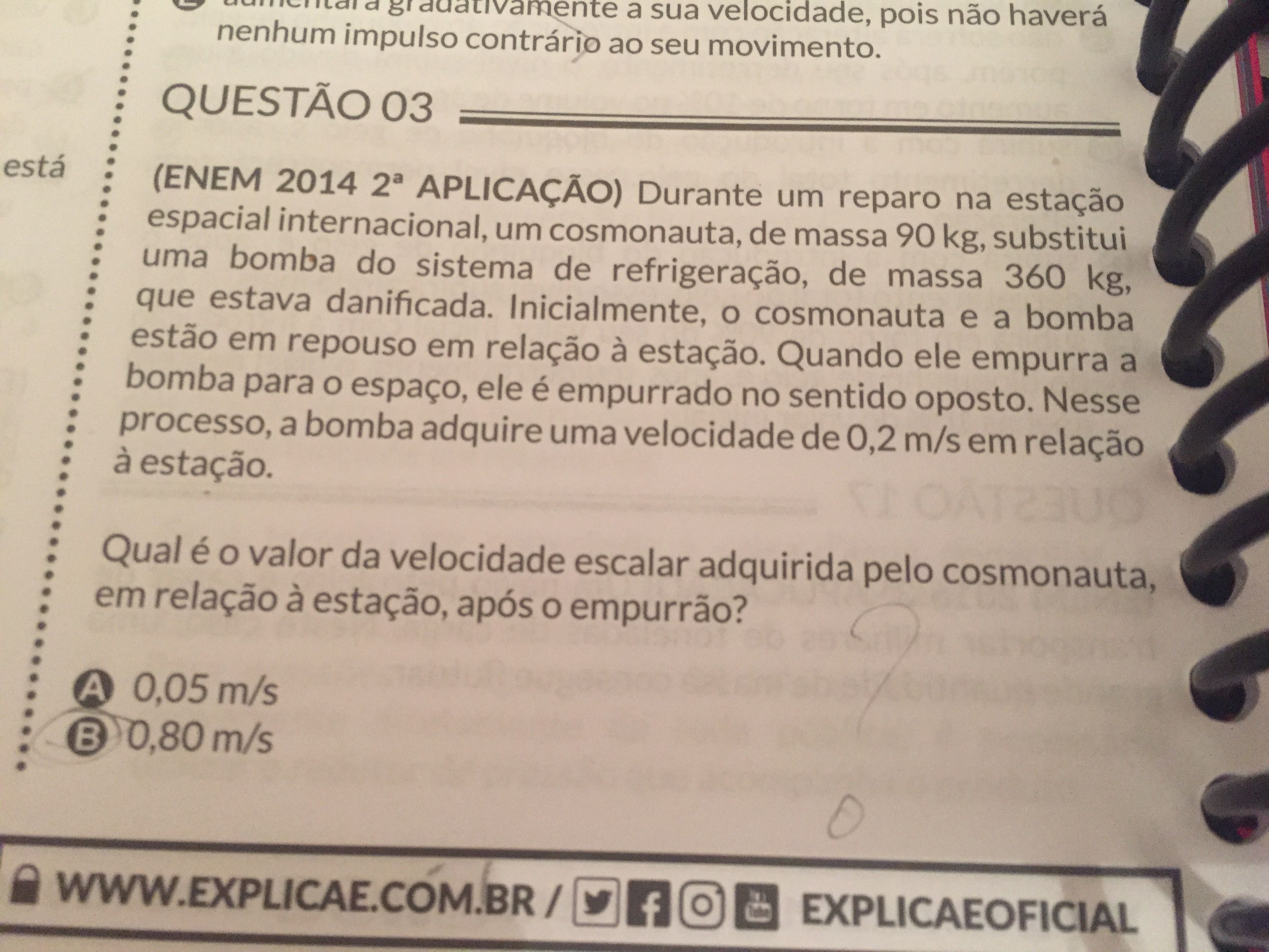 Ol Poderia Me Explicar A Resolu O Dessa Quest O A Respos Explica