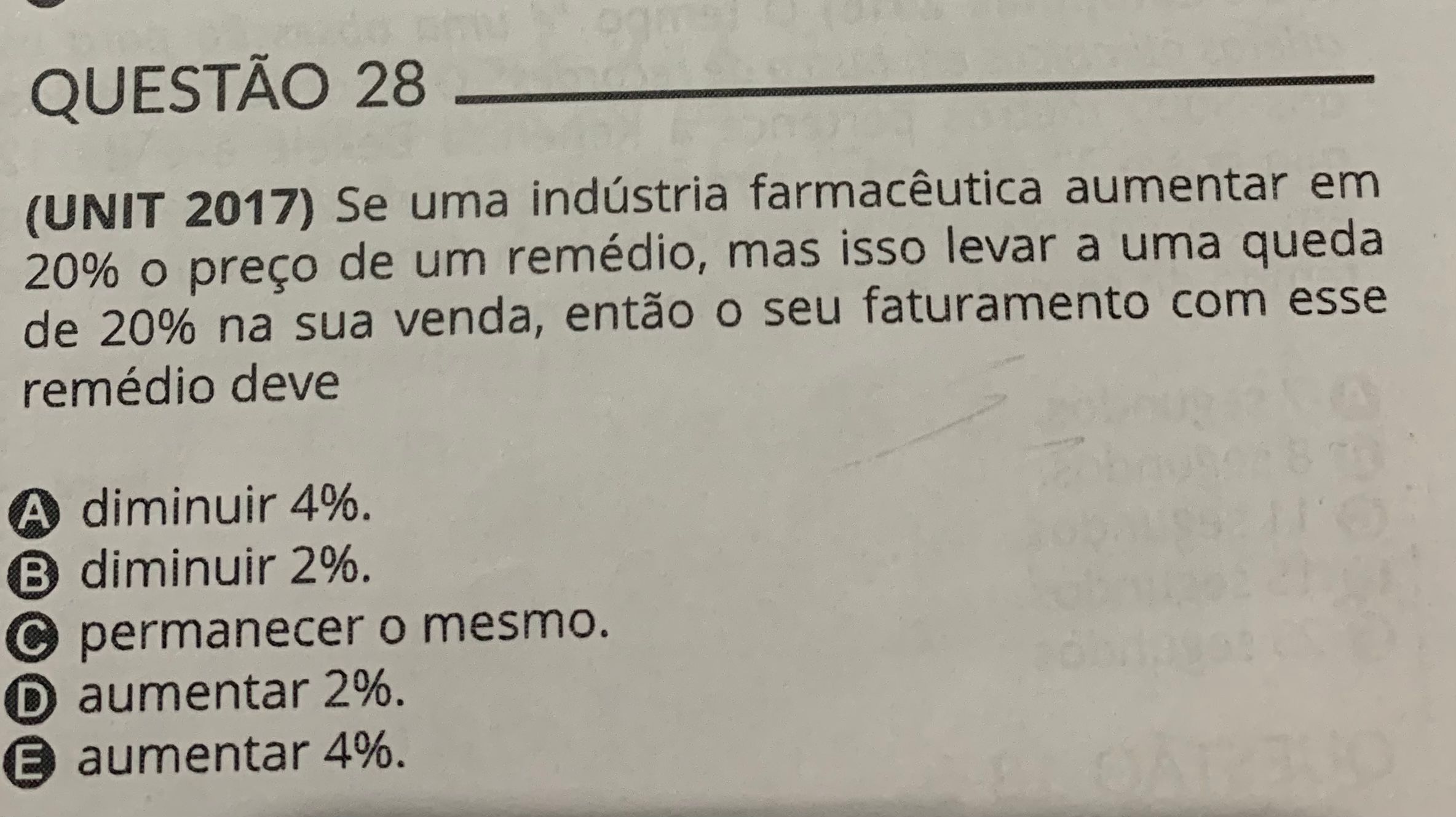 Boa tarde Poderiam me explicar a resolução dessa quest Explicaê