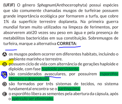 Oii O Gabarito B Pode Me Explicar Porque As Outras Est O Explica