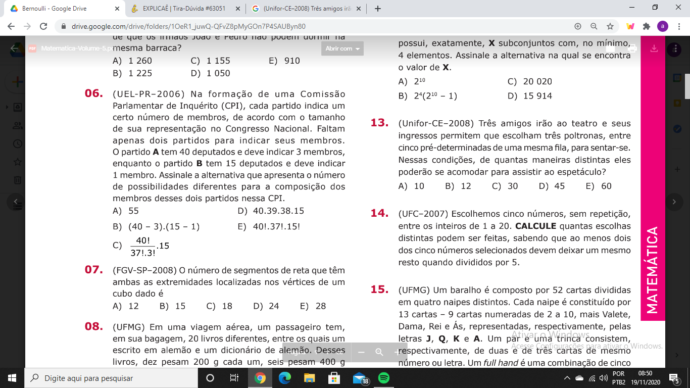 podem me explicar a 13 gabarito 60 Explicaê