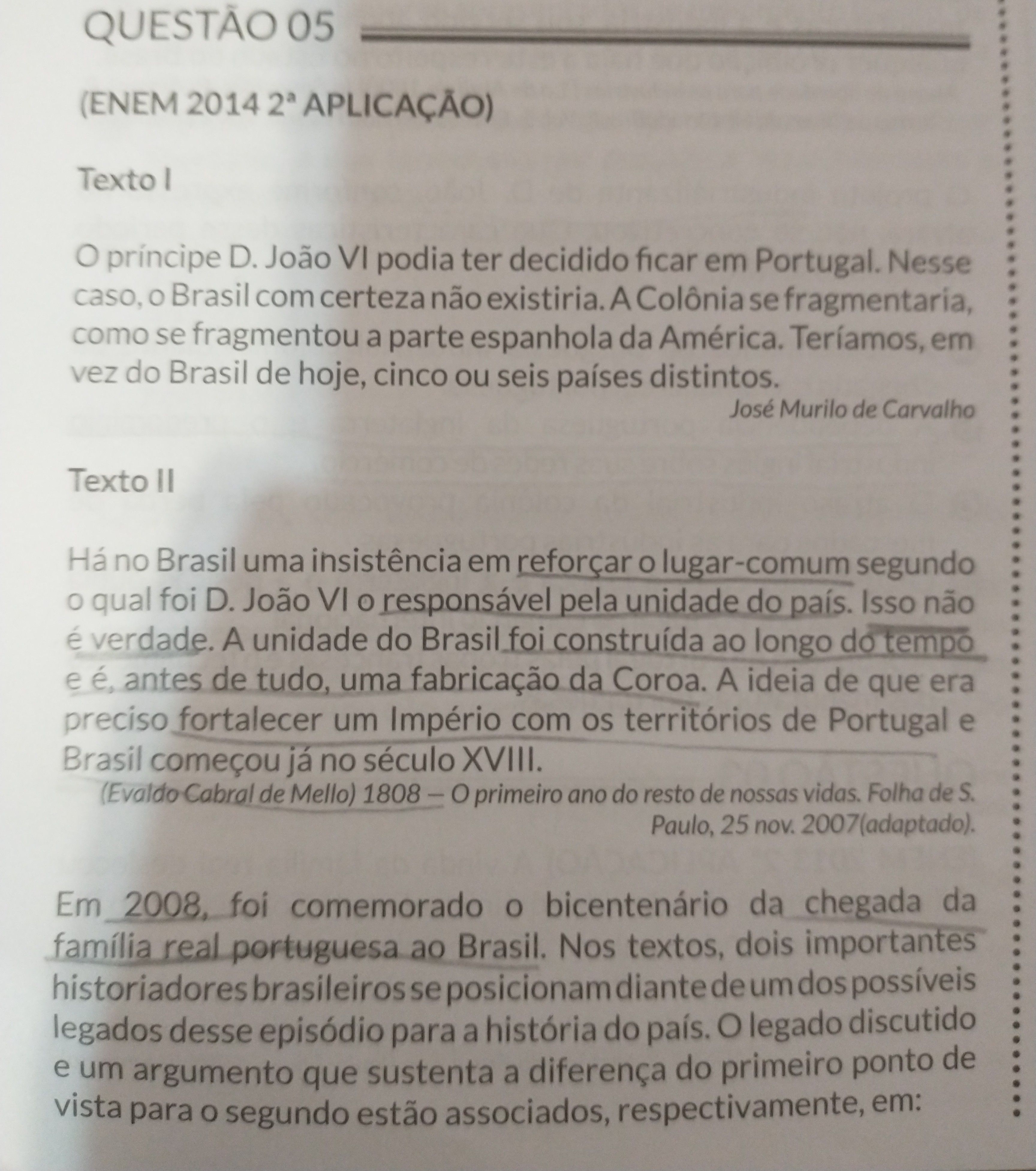 OO gabarito é a letra D mas não entendi pq a E está errada Explicaê