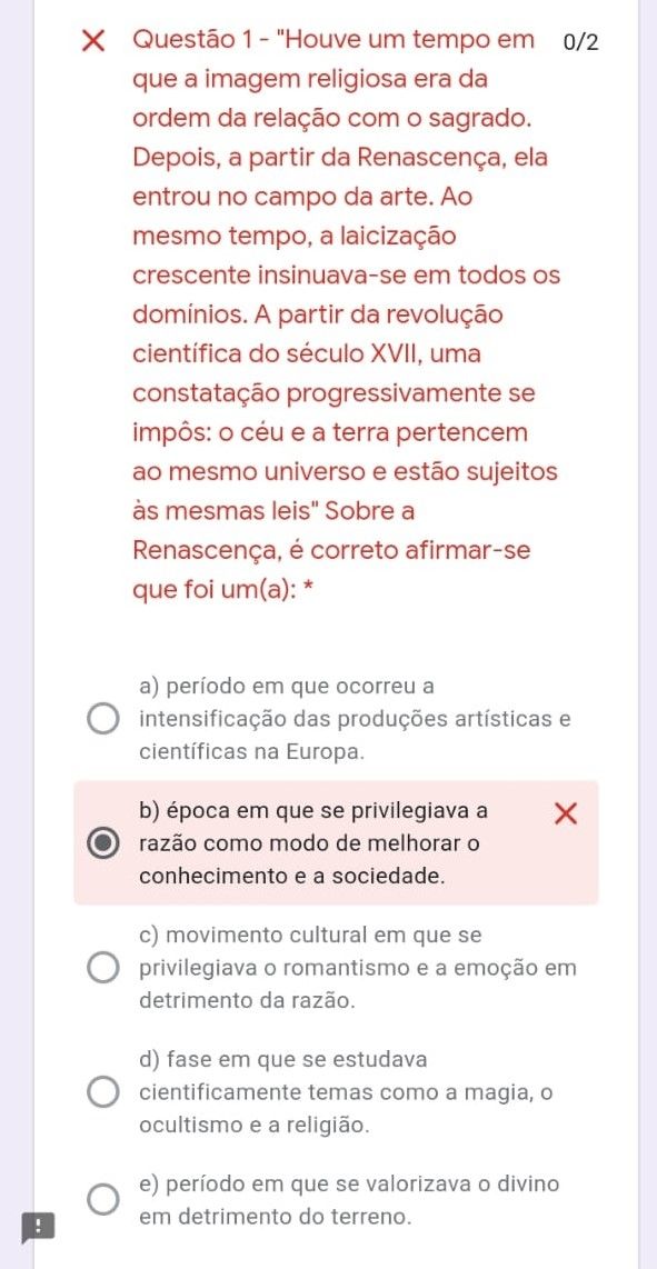 Oiii Poderia me explicar qual é o erro da alternativa B Explicaê