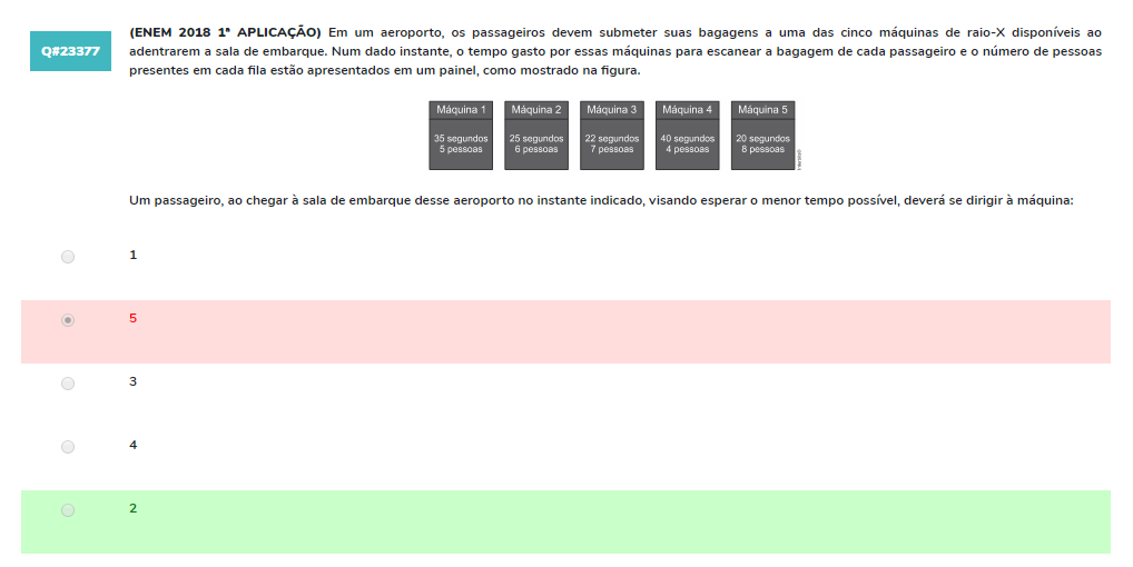 Boa Tarde N O Entendi Por Que A M Quina A Certa Poderi Explica