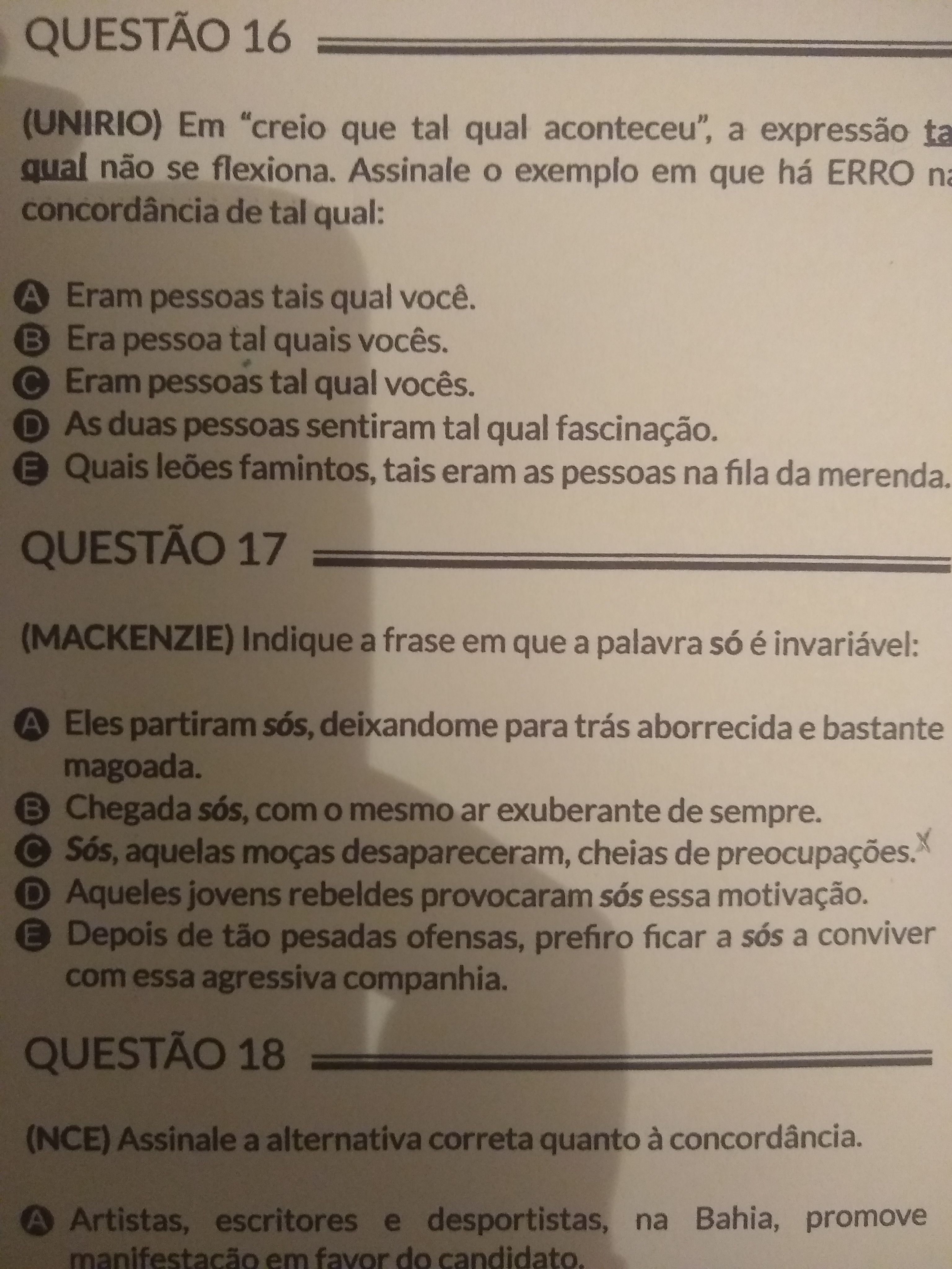 Podem Me Explicar Essa Quest O O Gabarito Letra B Explica