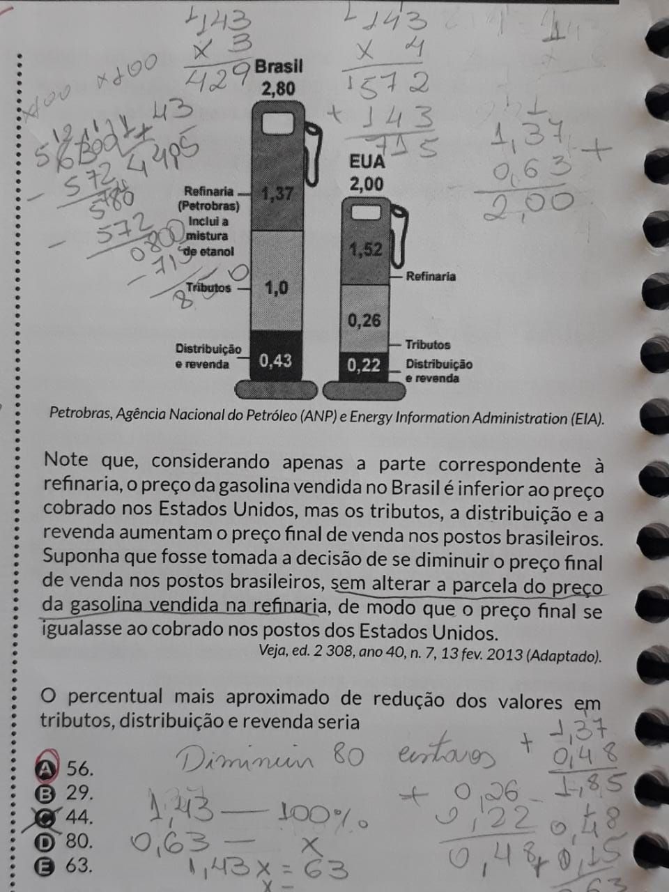 Primeiramente desculpa pela questão toda cheia de conta kkk Explicaê