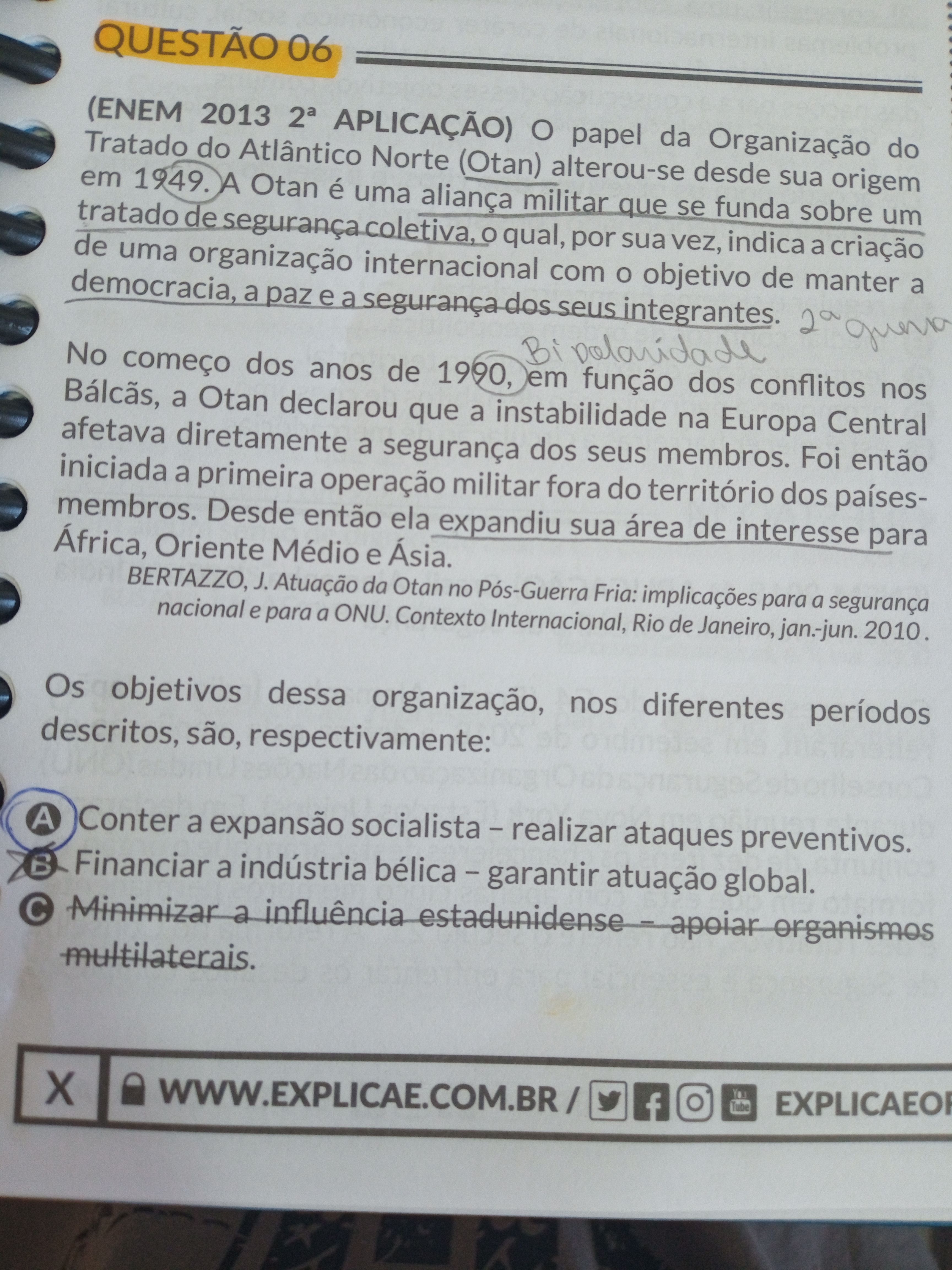 Oii Poderia Me Explicar Por Que Errei Ao Marcar A B E O Mot Explica