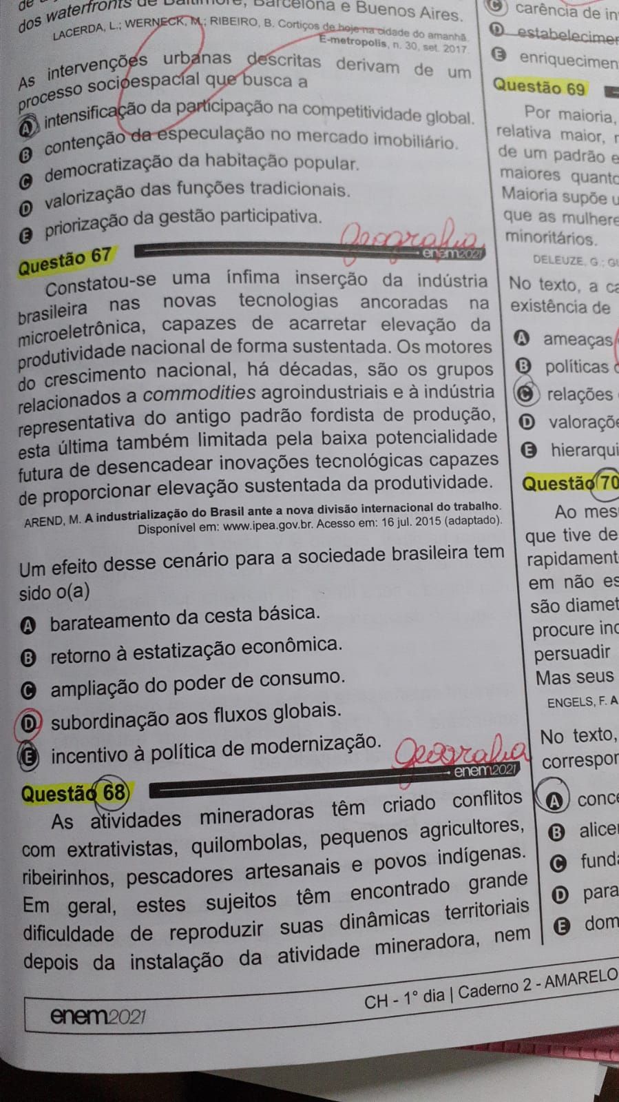 ola boa noite td bem vc pode me explicar o pq a alternativa Explicaê