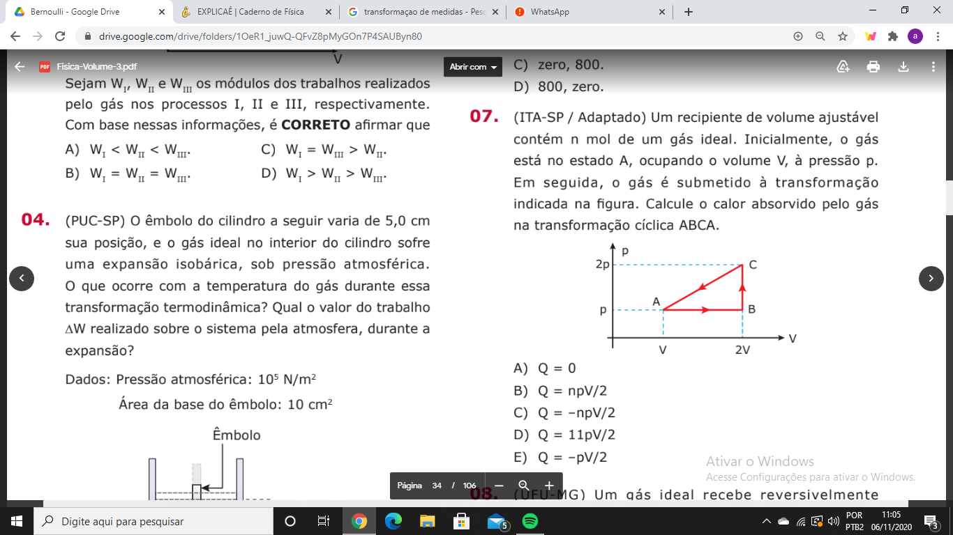 Questão Sobre A Questão 7 Porque A Minha Resolução Está Err Explicaê