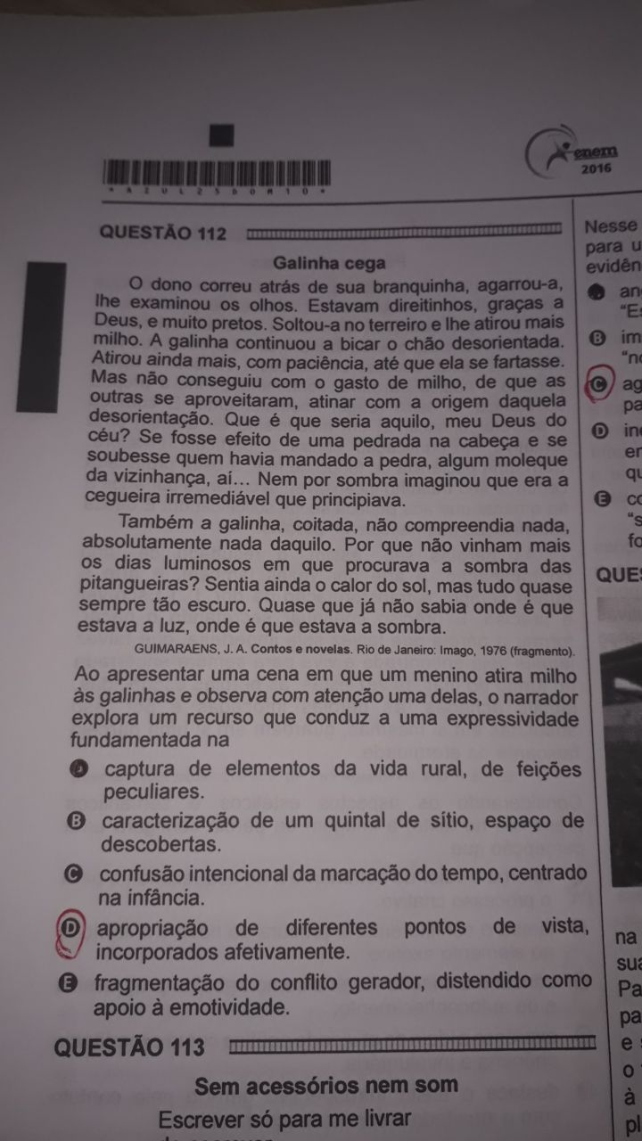 Como Faço Essa? Gabarito D - Explicaê