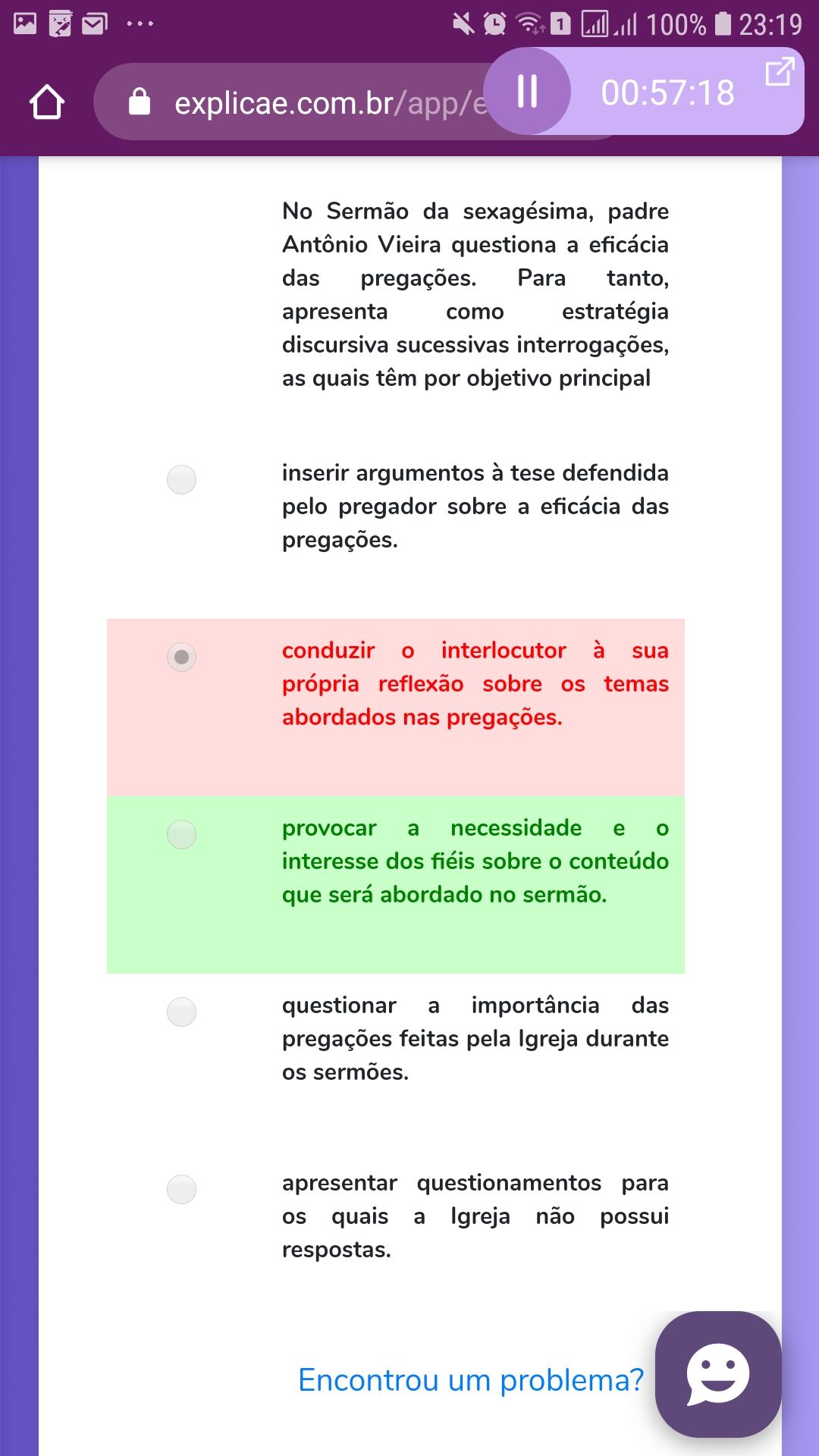 Olá, Matheus. Vc poderia me explicar como eu chego nesse gab - Explicaê