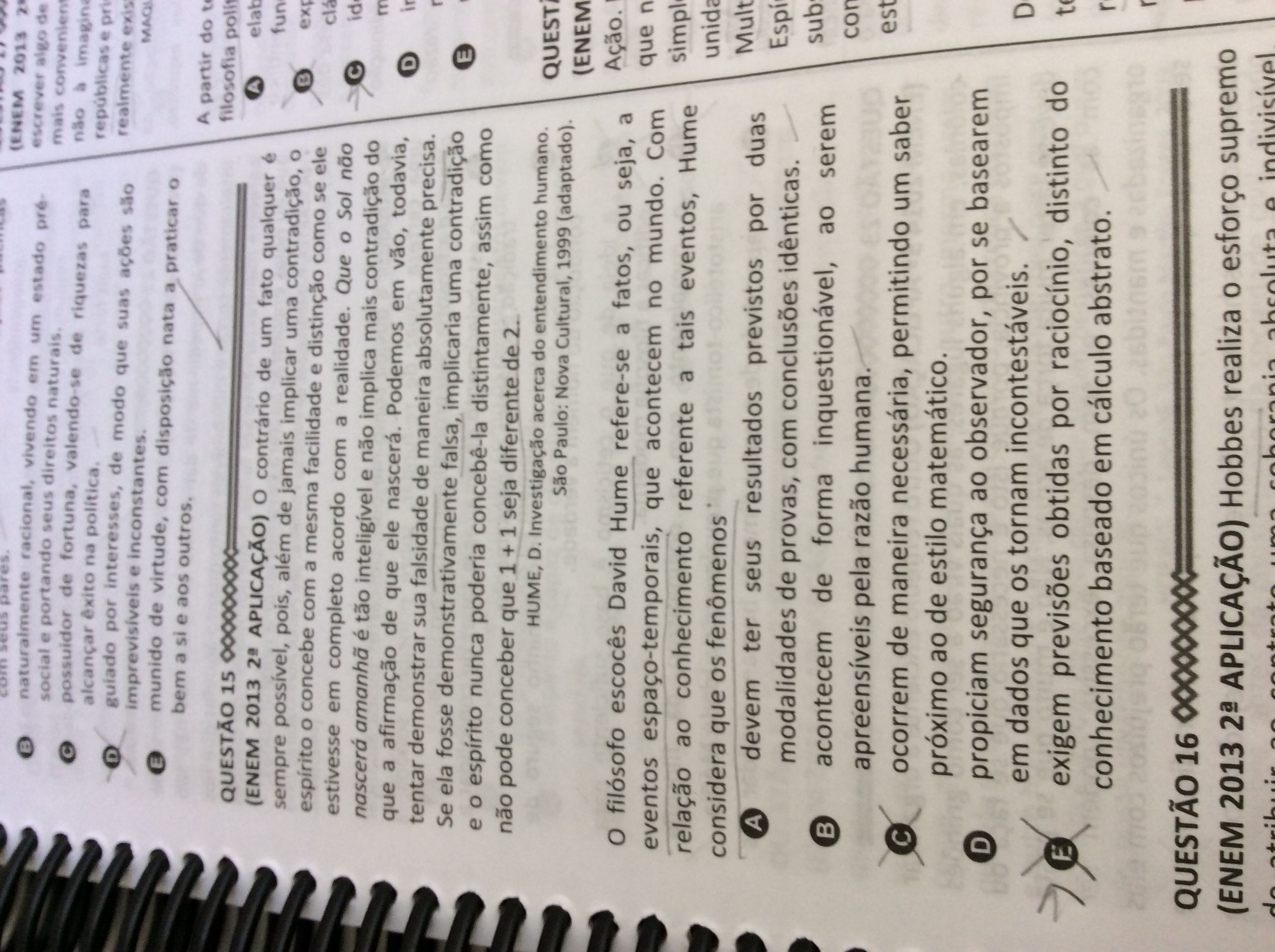 Se os eventos sao certos pq nao poderia ser entao a letra c, - Explicaê