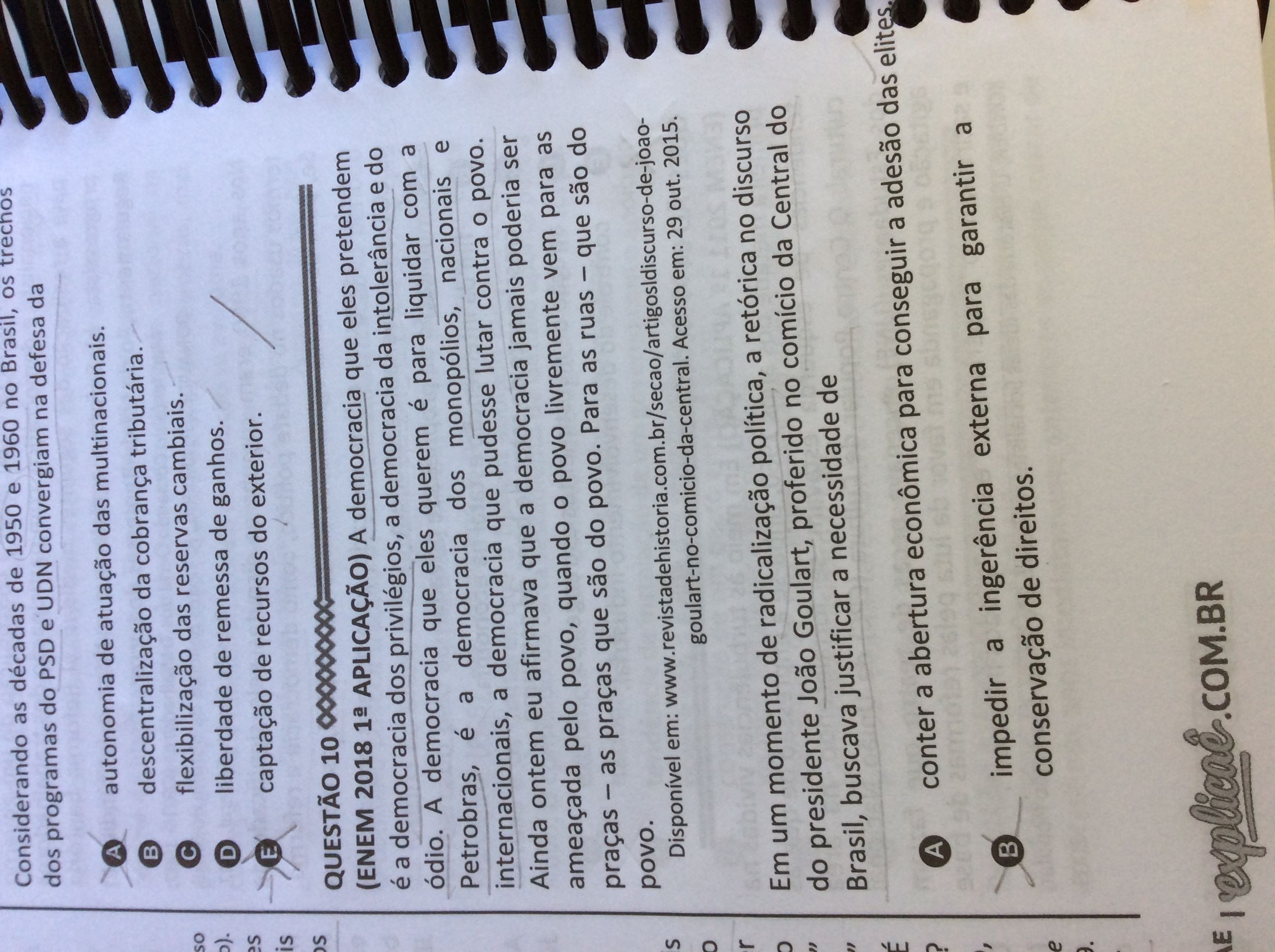 Numero10, Pq Nao Pode Ser Letra B? - Explicaê