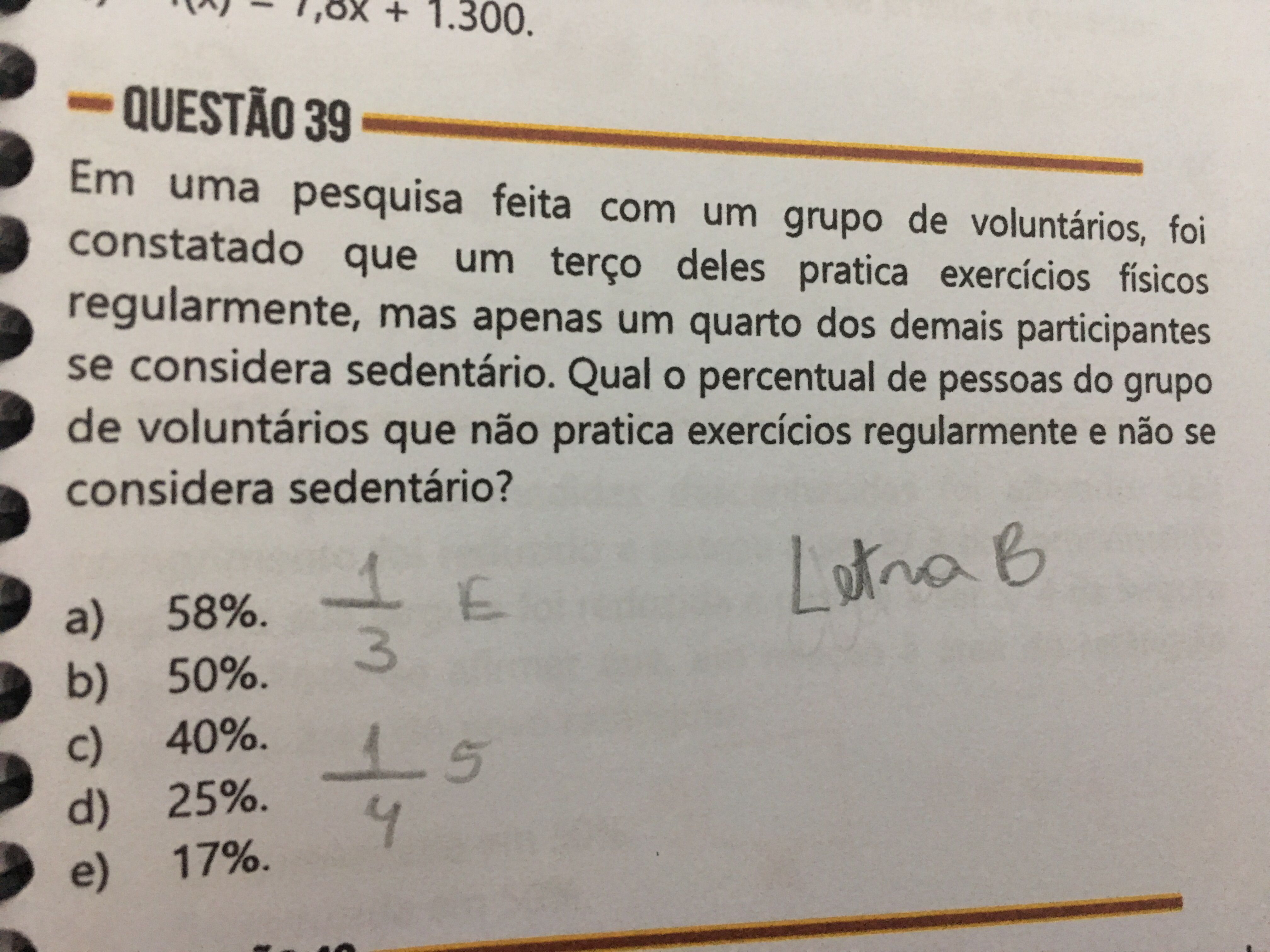 Poderia Resolver, Por Favor ? O Gabarito é Letra B - Explicaê