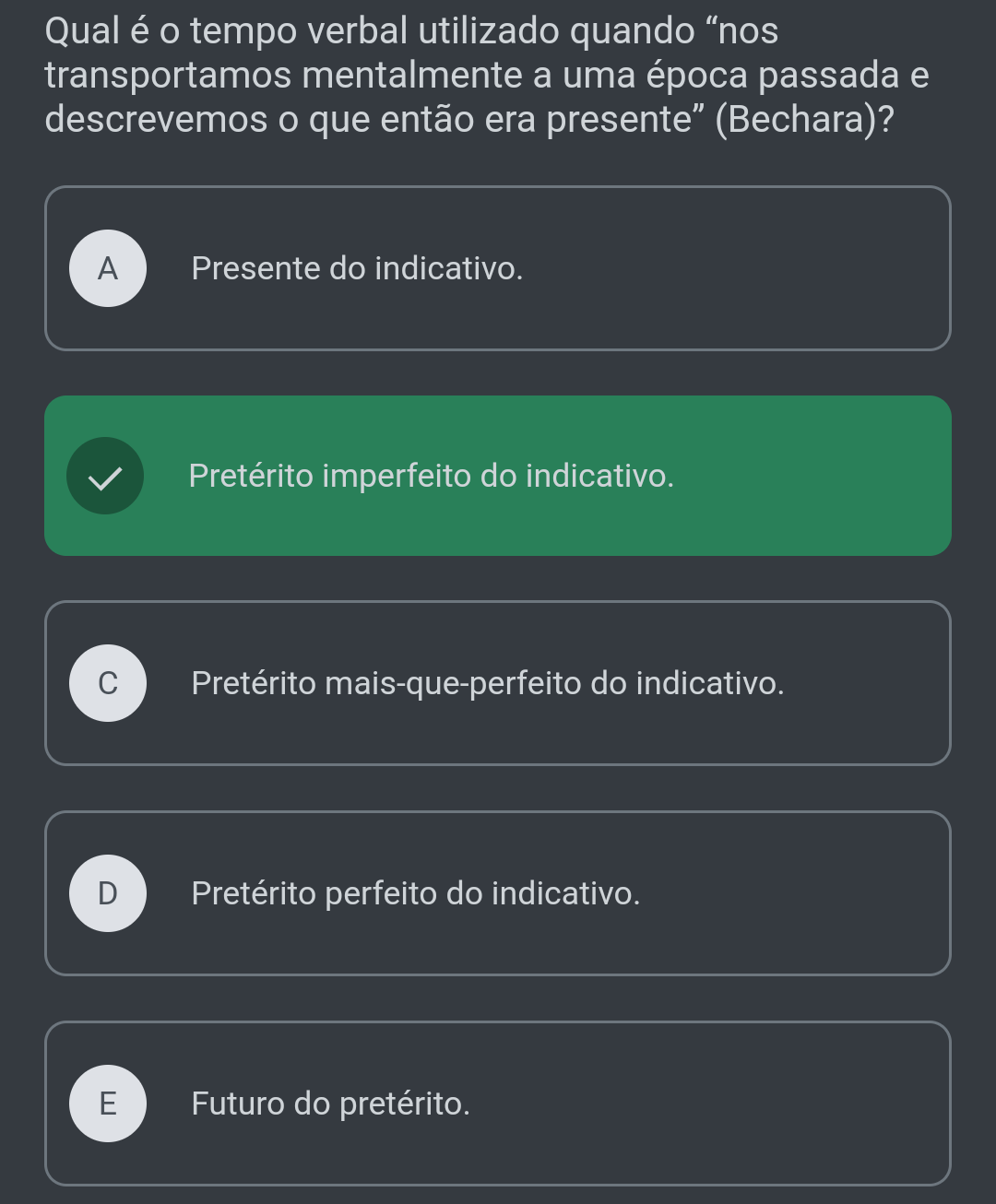 Gabarito Letra B.Dúvida 1: Se Nunca Se Deve Iniciar Orações - Explicaê