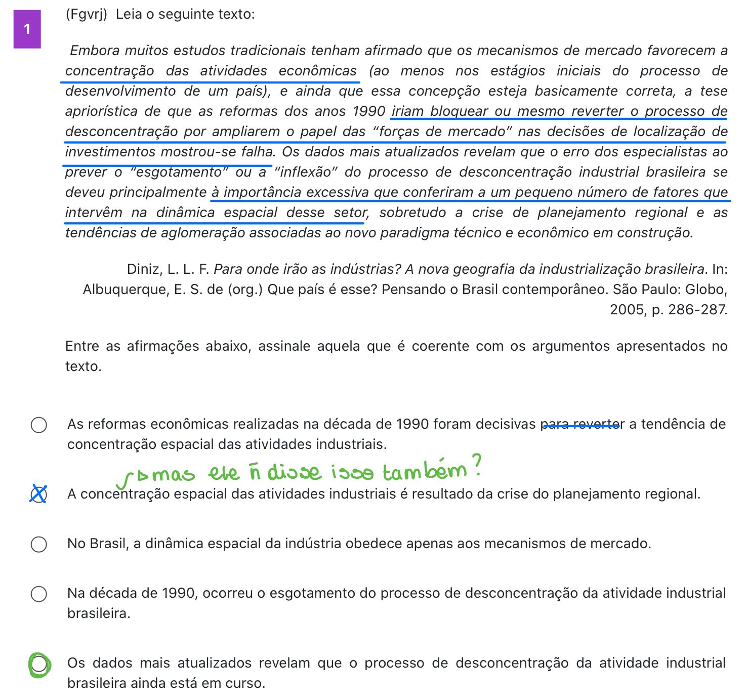 Eu Entendi A Alternativa Correta, Mas Também Achei A Letra B - Explicaê