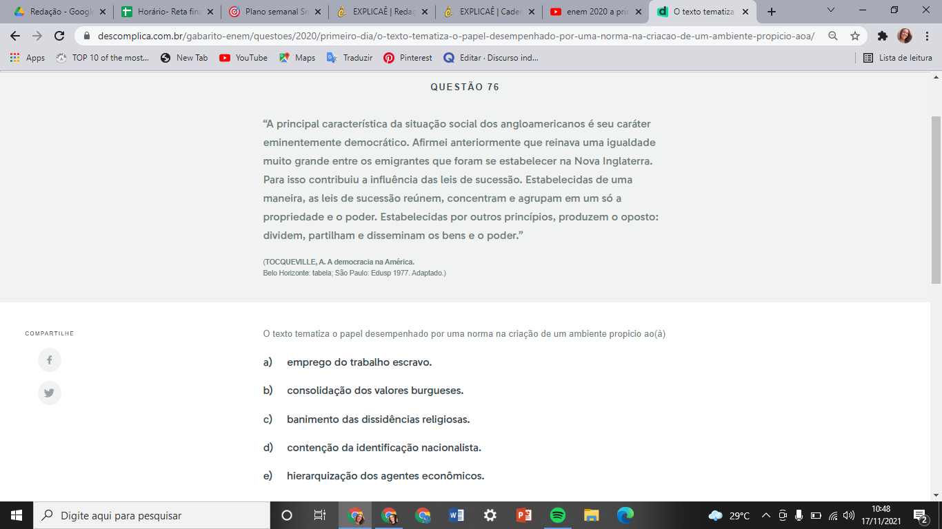 Olá! O Gabarito é Letra B. Poderiam Me Explicar O Que São As - Explicaê