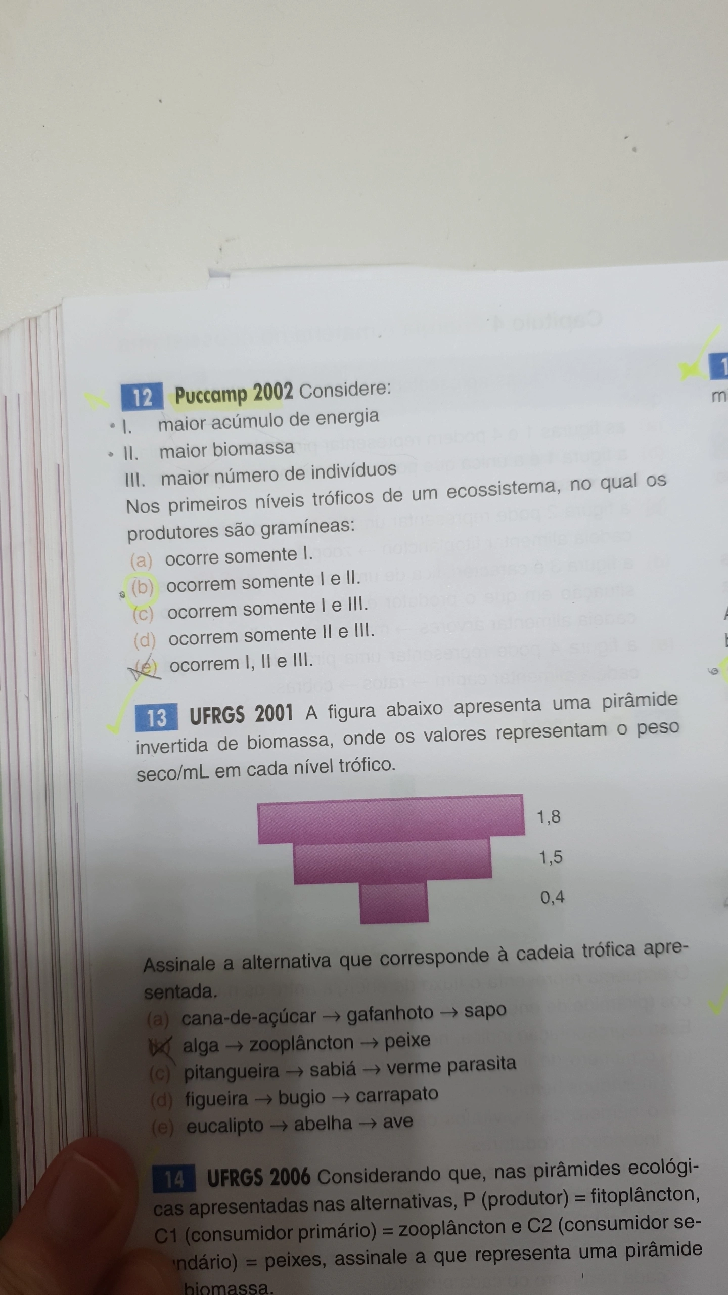 Na Questão 12, Resposta Letra B, Não Consigo Entender Pq O N - Explicaê