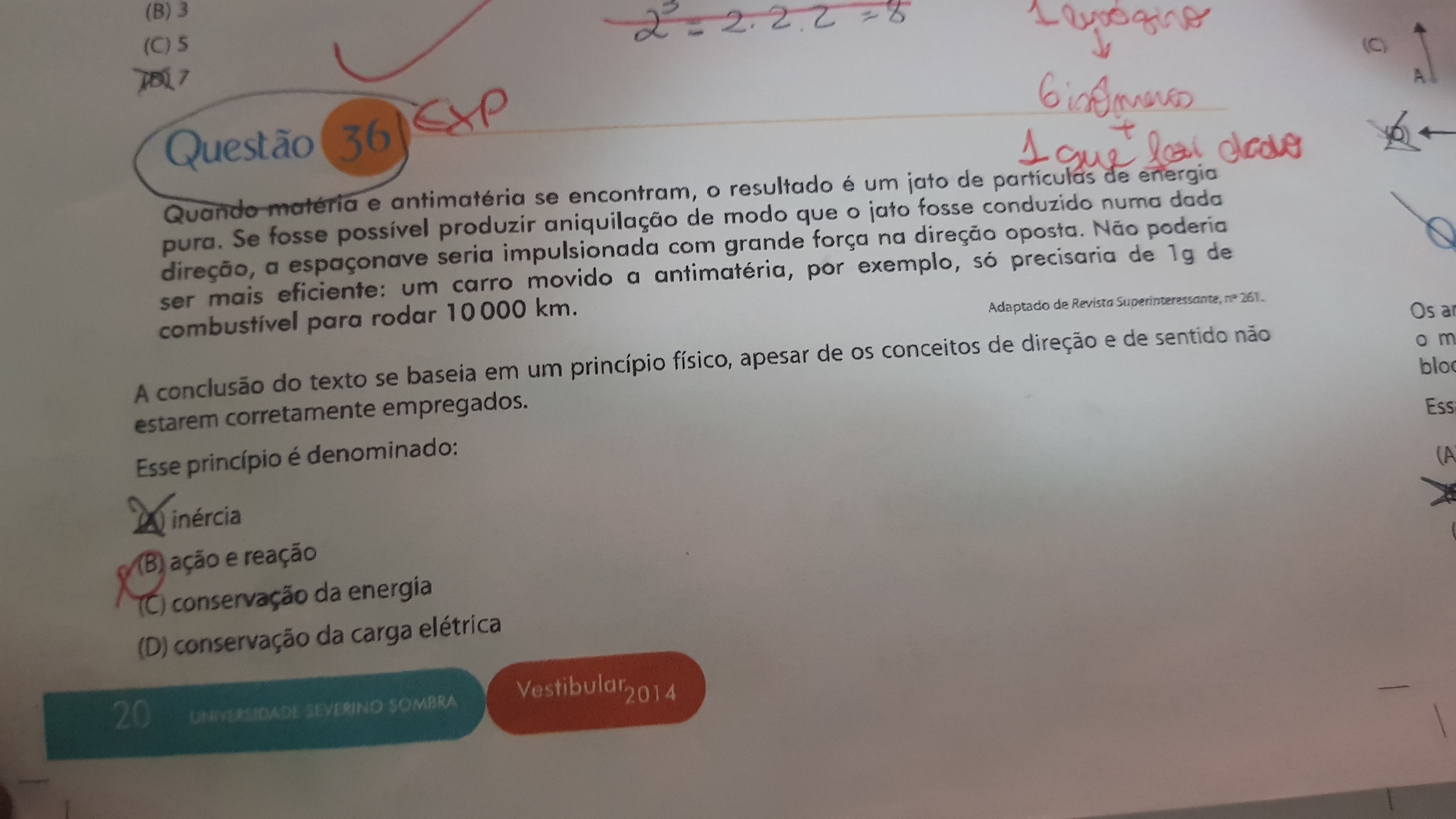 Não Consegui Fazer Essa Questão, O Gabarito é Letra B. - Explicaê