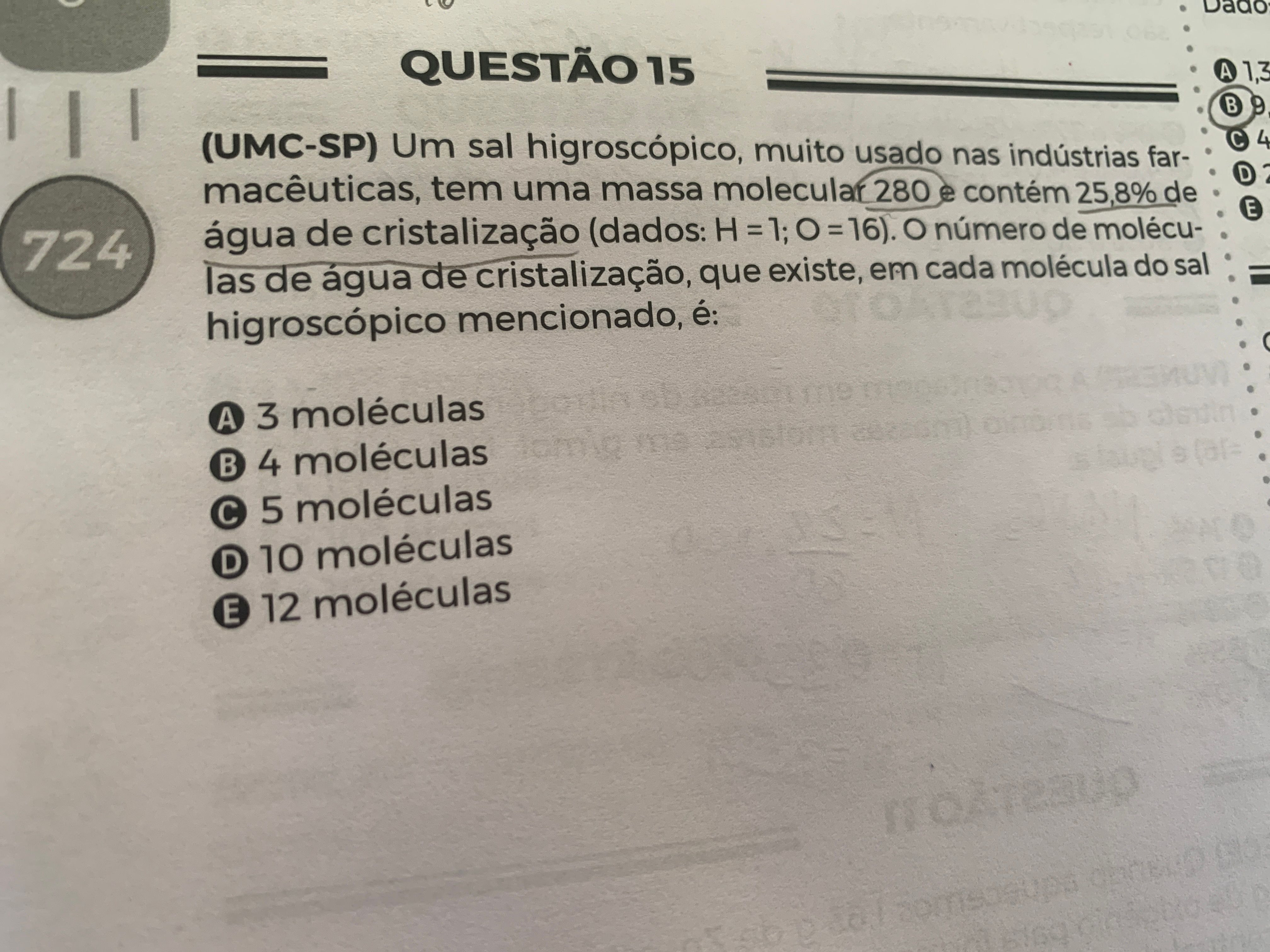 Gabarito B - Explicaê