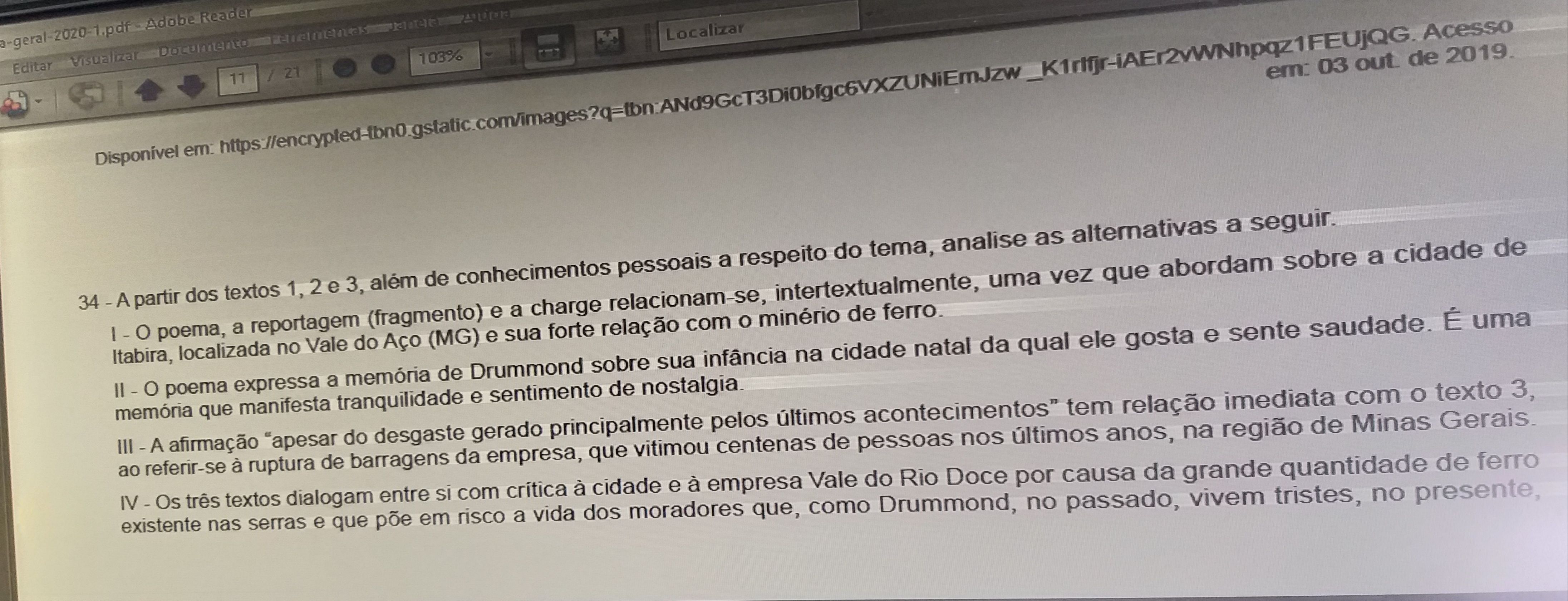 Pq A Resposta Dessa Pergunta é A B)? Eu Marquei D) - Explicaê