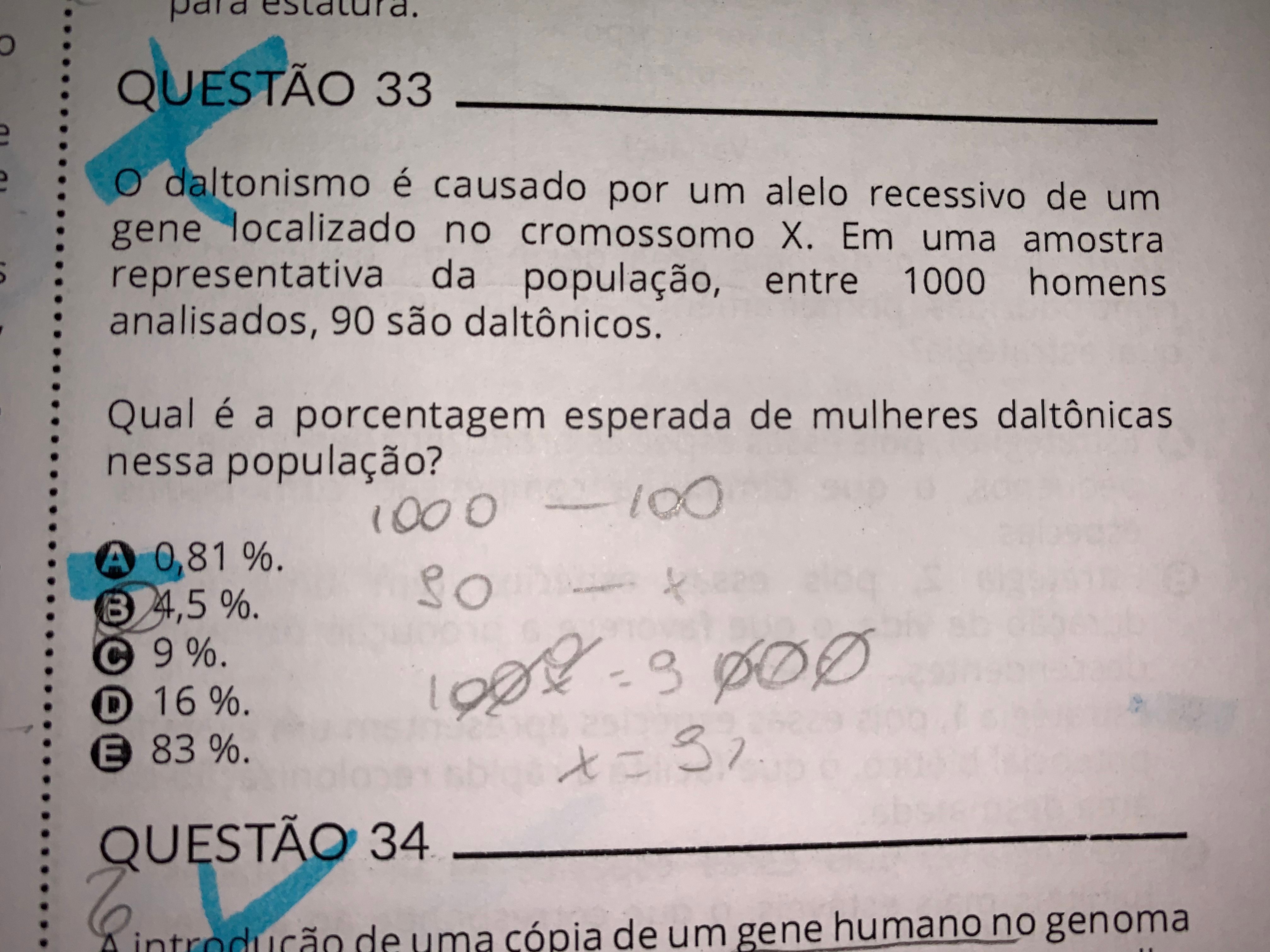 Gabarito B , Queria A Resolução - Explicaê